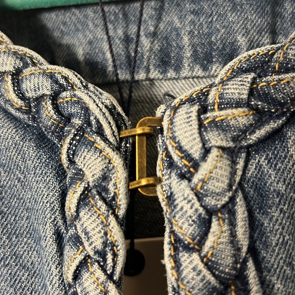 Habitual Women's Braided Denim Jacket Size XL - Picture 8 of 9
